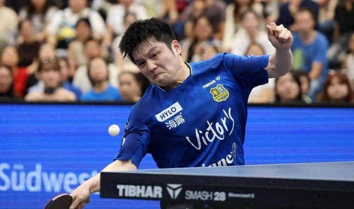 樊振东德甲杀疯了胳膊大腿都是顶配这力量太恐怖,赛场上是绝对的统治者令人叹为观止